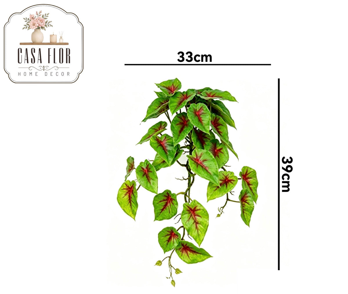 Planta colgante atificial caladium #261625