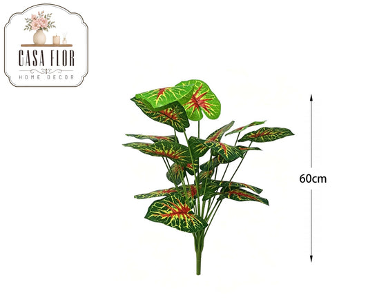 Hoja artificial caladium #369892