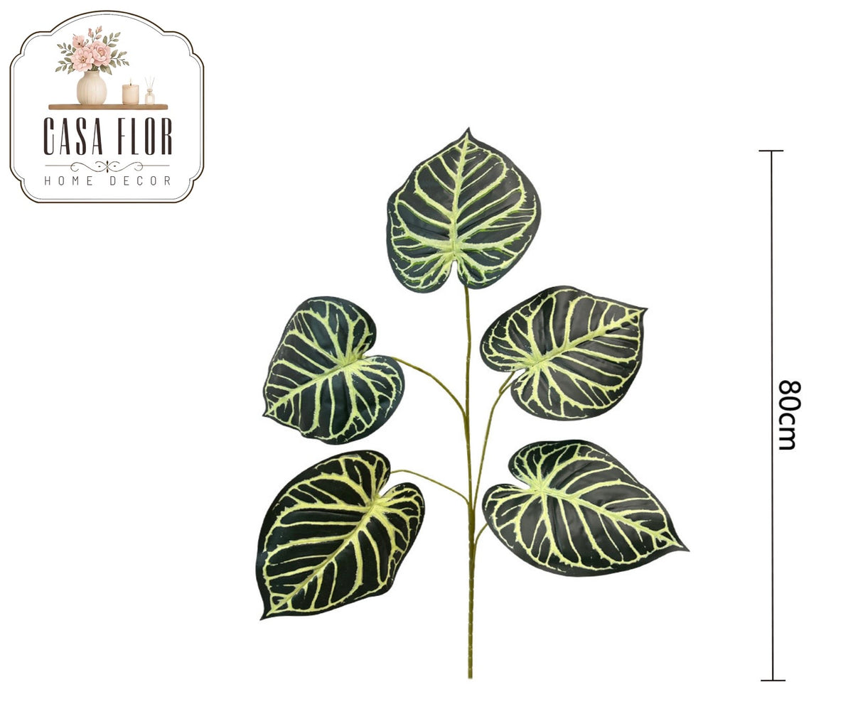 Hoja artificial alocasia #358196