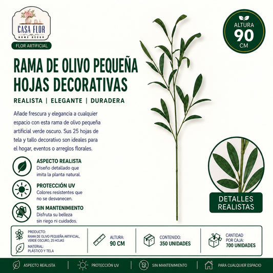 Hoja artificial olivo NT-38429 - NT-38430