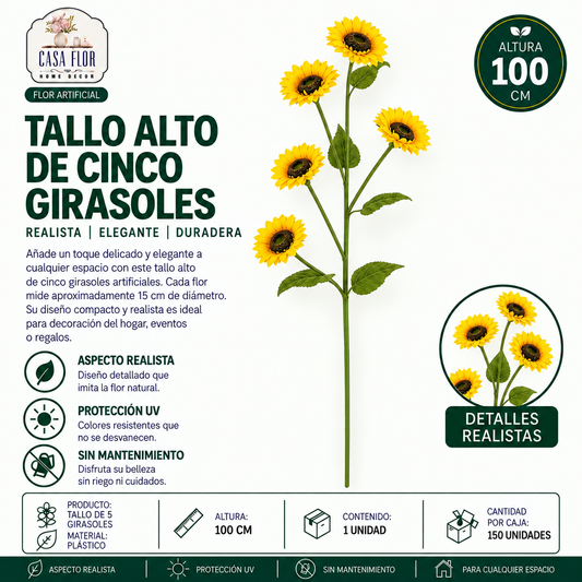 Flor artificial maravilla PM-37842