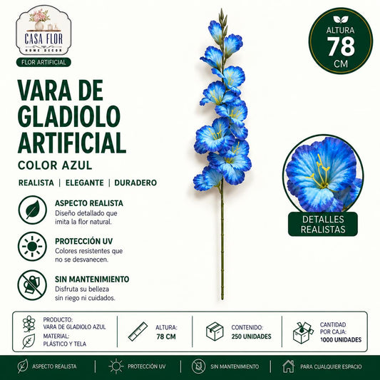 Flor artificial gladiolo NT-38241 - NT-38243