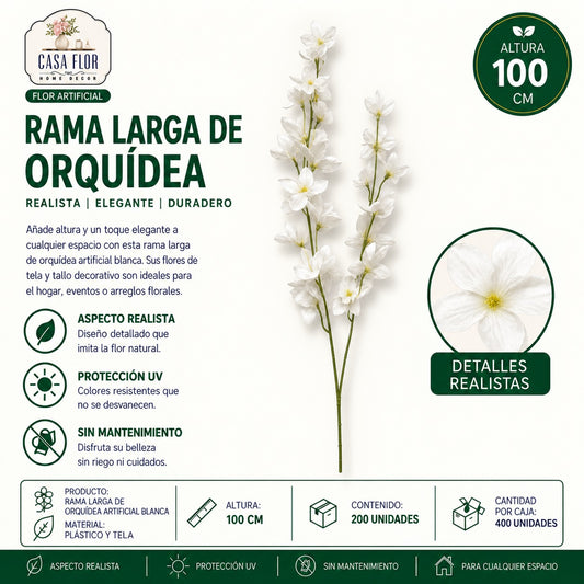 Flor artificial orquidea NT-38611 - NT-38615